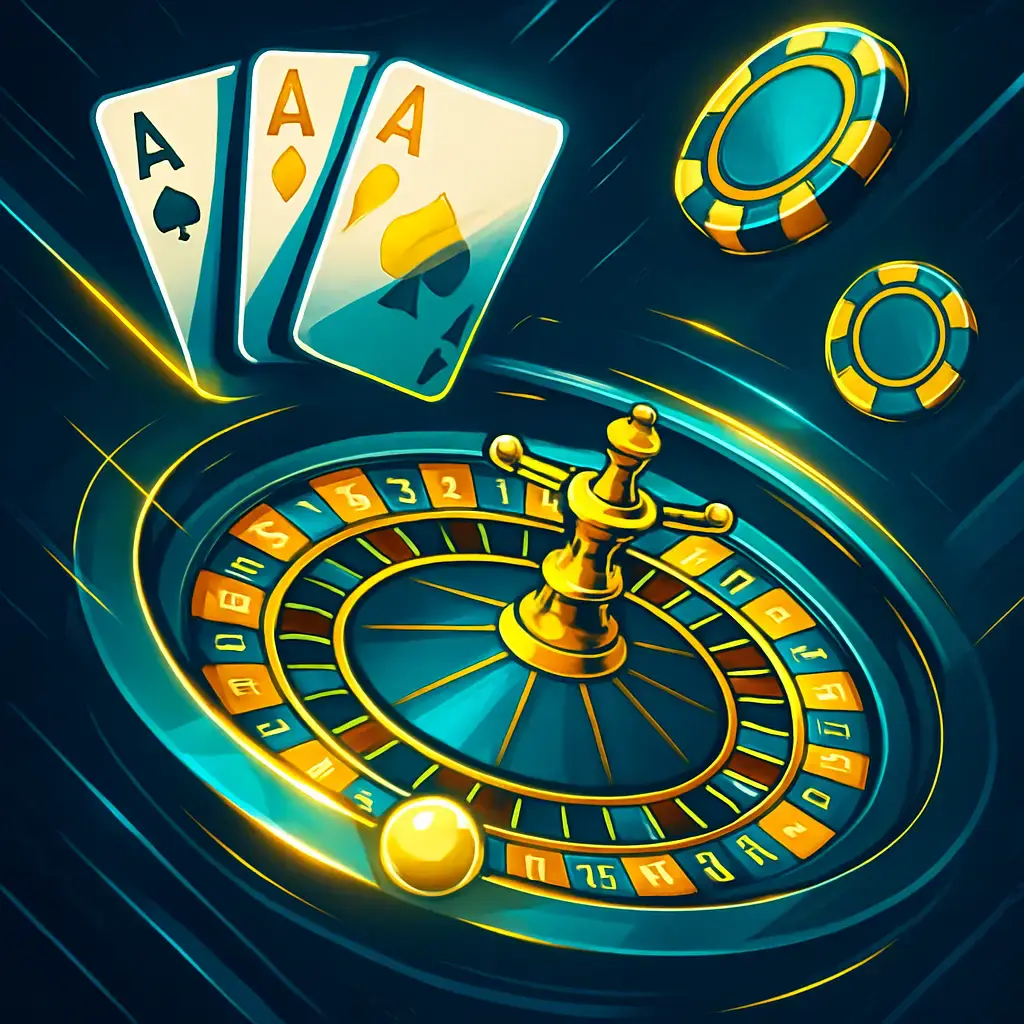 Ruleta a karetní stolní hry v online kasinu